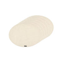 TISCHSET - 6er-Set - Recycelter Filz in Beige - Beige, Textil (33/45cm) - Björn