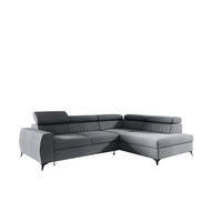 ECKSOFA Toronto - Grau, Holzwerkstoff/Textil (270/200cm) - Fun Möbel