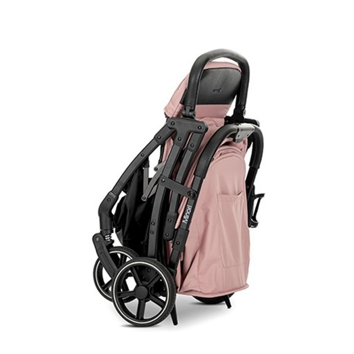 BUGGY Minori faltbar rosa PU-Räder Getränkehalter Fußabdeckung - Rosa, Metall (75/50/102cm) - Lorelli