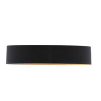 LEUCHTE CASUAL 120/25 Polycotton black copper foil - Schwarz, Metall (30/30/20cm) - Rendl
