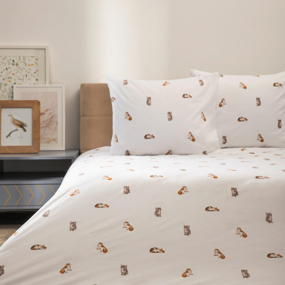 BETTWÄSCHE Gattino 160/200 cm - Beige, Textil (160/200cm) - Homla