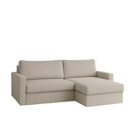 ECKSOFA Bendik In Poso - Weiß, Holzwerkstoff/Textil (224/140cm) - Fun Möbel