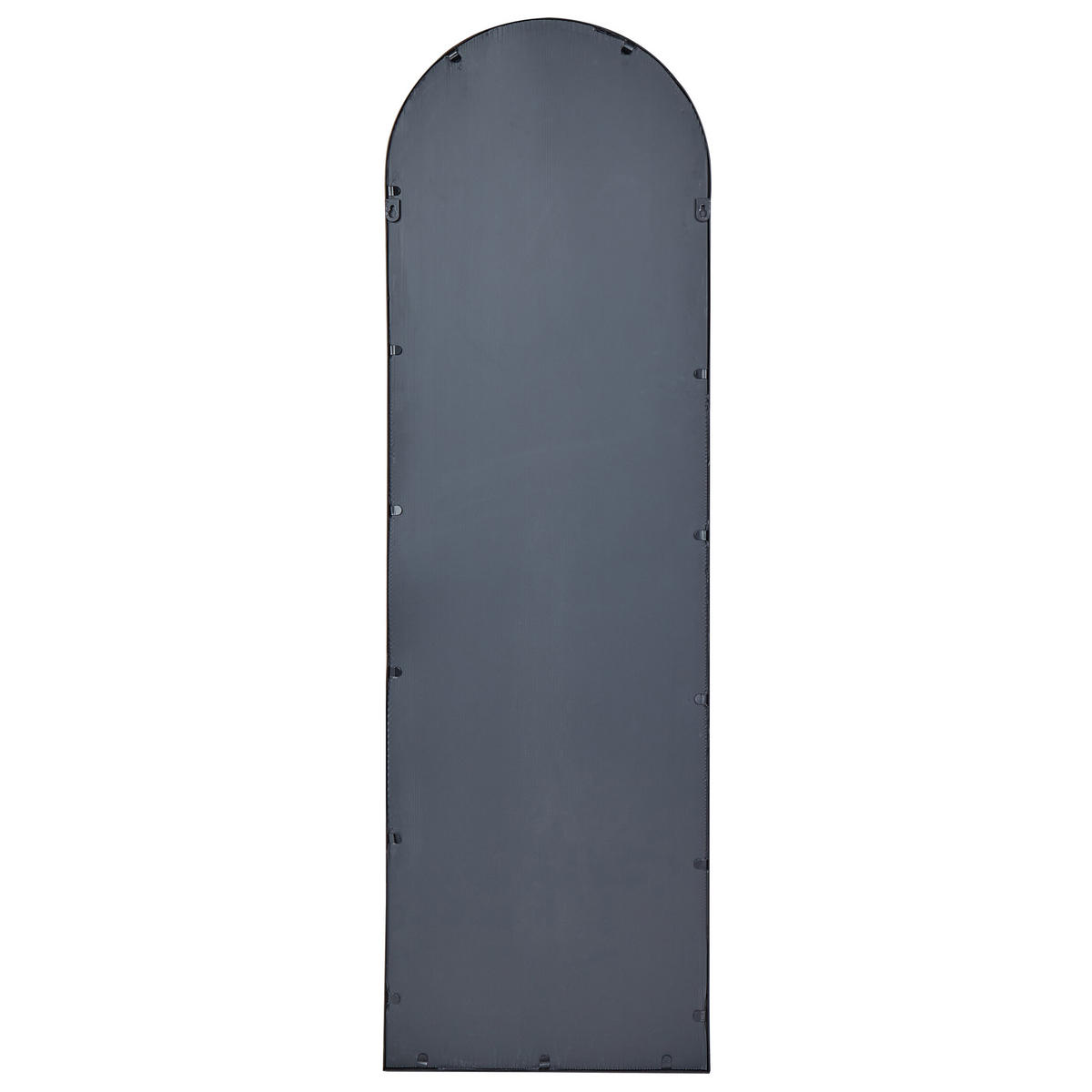 WANDSPIEGEL schwarz Metall 45/146 cm Ajain - Schwarz, Metall (45/146/3cm) - Beliani