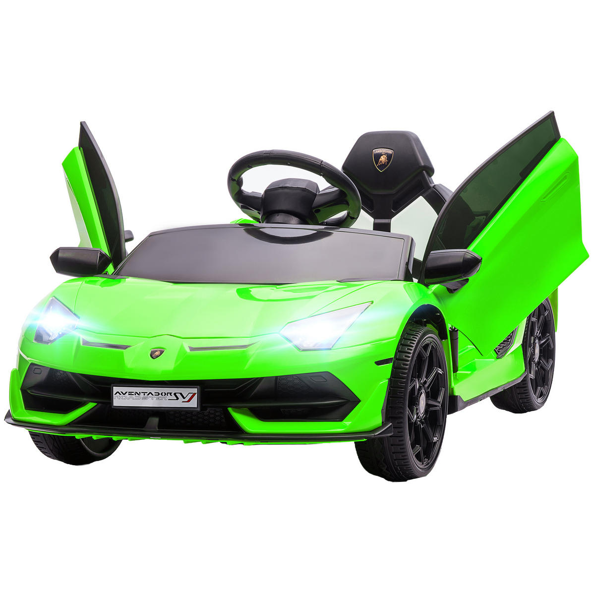 ELEKTRO-KINDERAUTO DE-13108 Flügeltüren Grün - Grün, Kunststoff (107.5/63/42cm) - ComfortXL