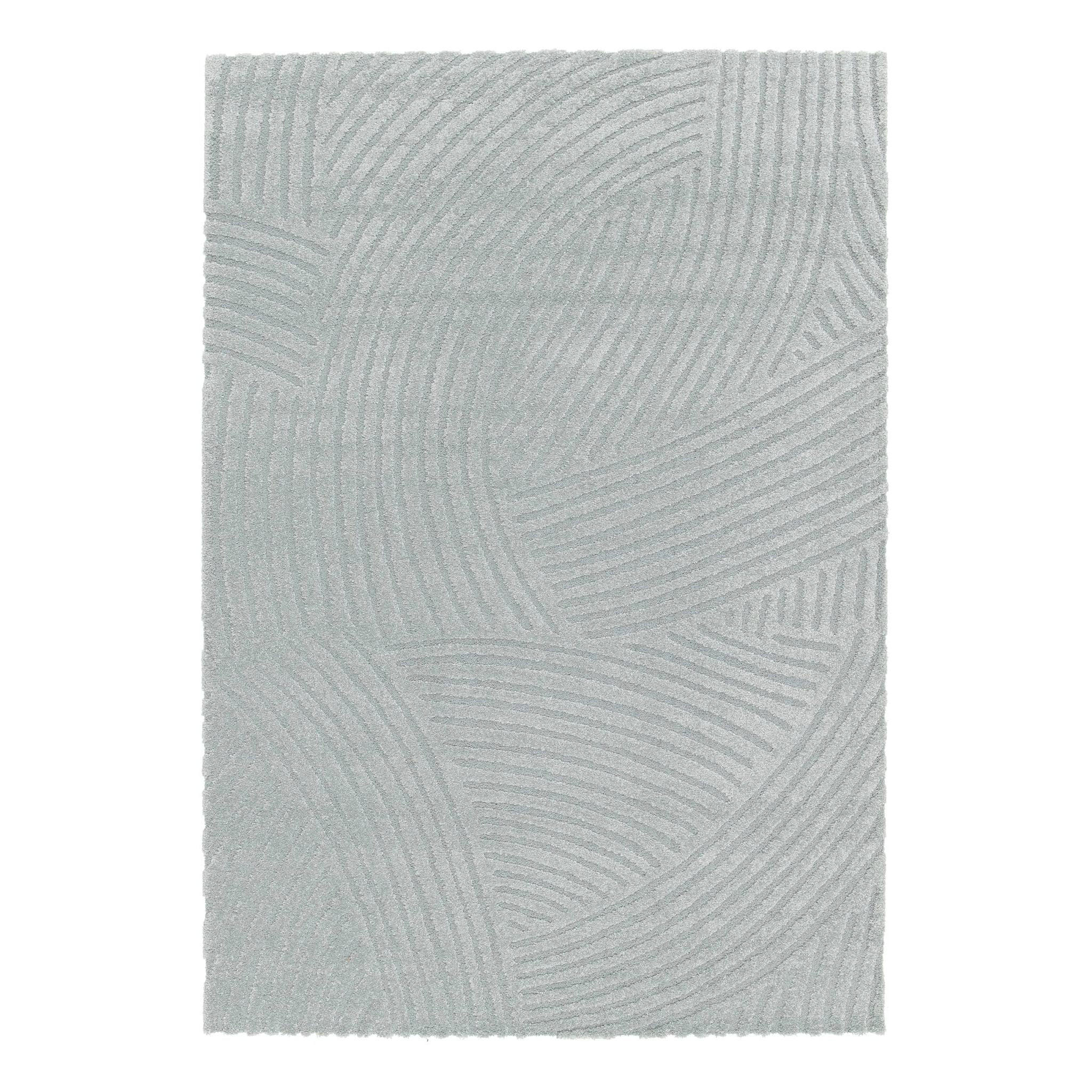 TEPPICH sehr weich mit Relief-Effekt blau - Blau, Textil (200/290cm) - AFK Living