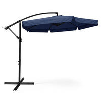 SONNENSCHRIM Marine 245/300 cm - Schwarz/Dunkelblau, Metall (300/300cm) - Akord