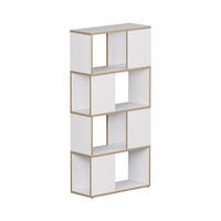 RAUMTEILER Eneos Weiß/Eiche 60 x 124.5 cm - Eichefarben/Weiß, Holzwerkstoff (60/124.5/24cm) - Vicco