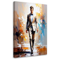 LEINWANDBILD Menschen & Charaktere 70x100cm - Beige, Textil (70/100cm) - Feeby