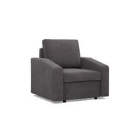 LOUNGESESSEL NEO, BONELL, Cord - Dunkelgrau - Grau, Textil (83/92/92cm) - Mebligo