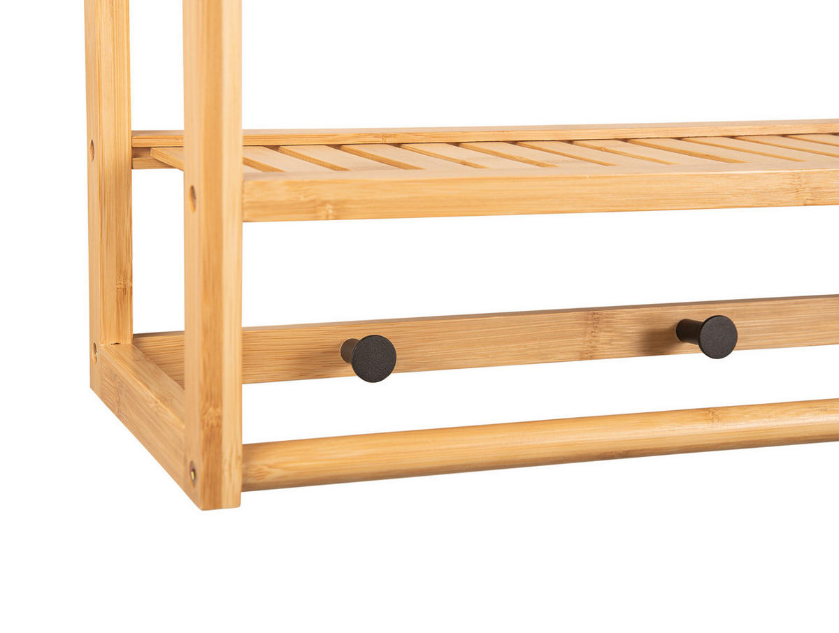 WANDGARDEROBE Sheer Braun 60.2/20/54 cm - Naturfarben, Holz (20/54/60cm) - Leitmotiv