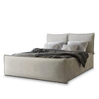 BOXBETT MONTA 140x200 cm mit Matratze und Topper - Creme - Creme, Holz (140/200cm) - MASSENO