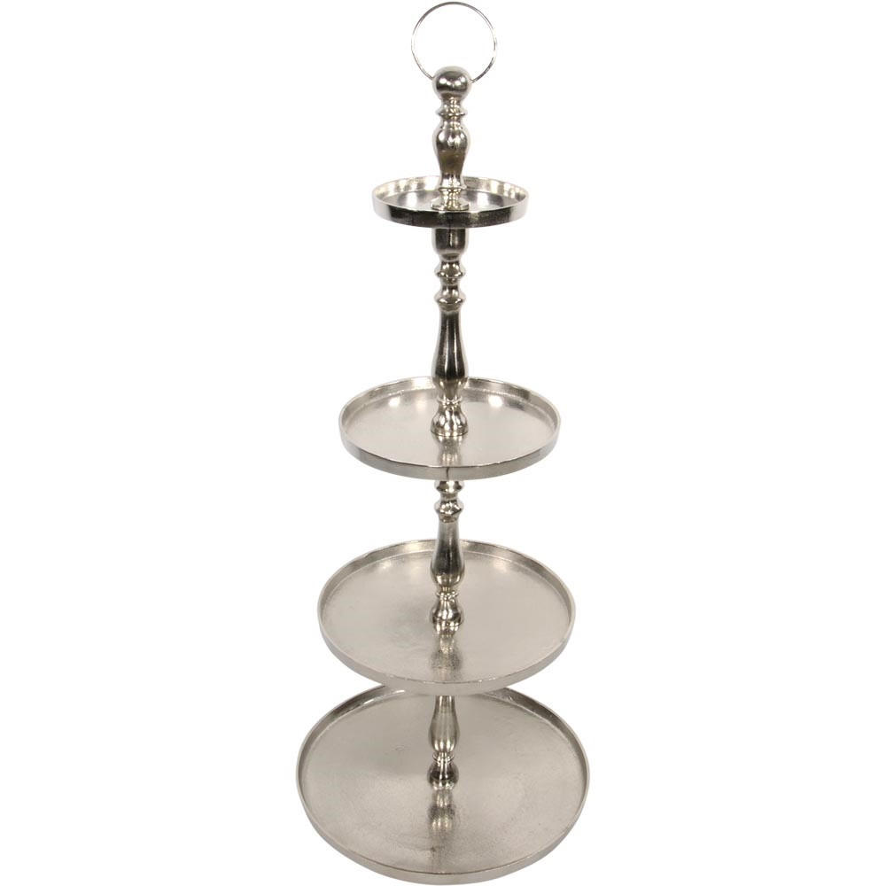 Lesli Living Etagere Silber 120 cm