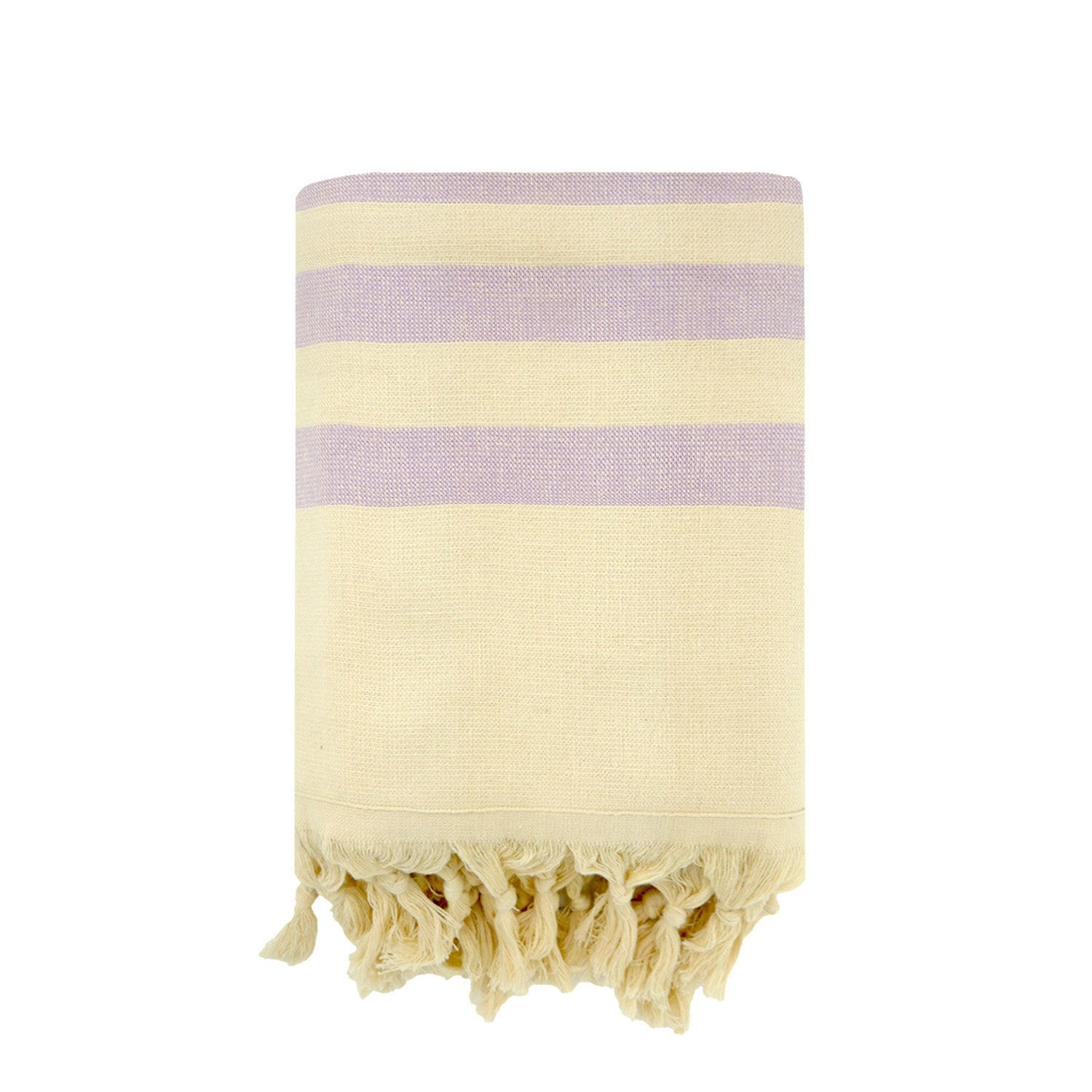 HAMAMTUCH mit Frottee-Fütterung Violett 90x160 340g/m² - Fidji Flieder - Lila, Textil (160/90cm) - LE COMPTOIR DE LA PLAGE