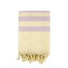HAMAMTUCH mit Frottee-Fütterung Violett 90x160 340g/m² - Fidji Flieder - Lila, Textil (160/90cm) - LE COMPTOIR DE LA PLAGE