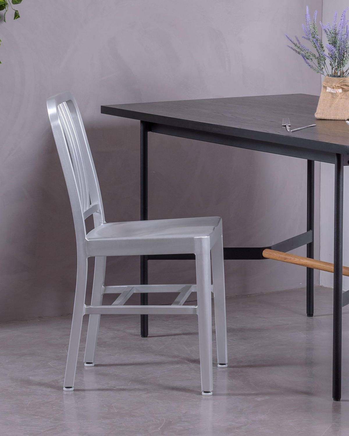 STUHL Metall Alufarben - Alufarben, Metall (40/85/50cm) - Nest Dream