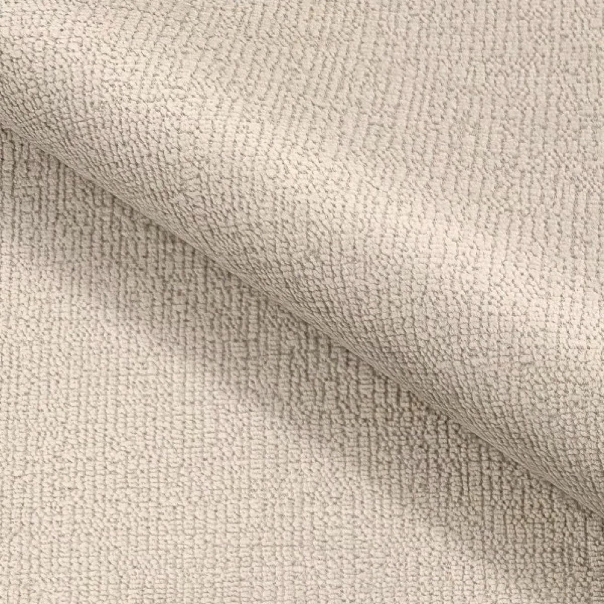 POUF Beige Mila Mit Steppungen Auf Schwarzen Niedrigen Beinen - Beige, Textil (72/43.5/72cm) - Sepro Meble