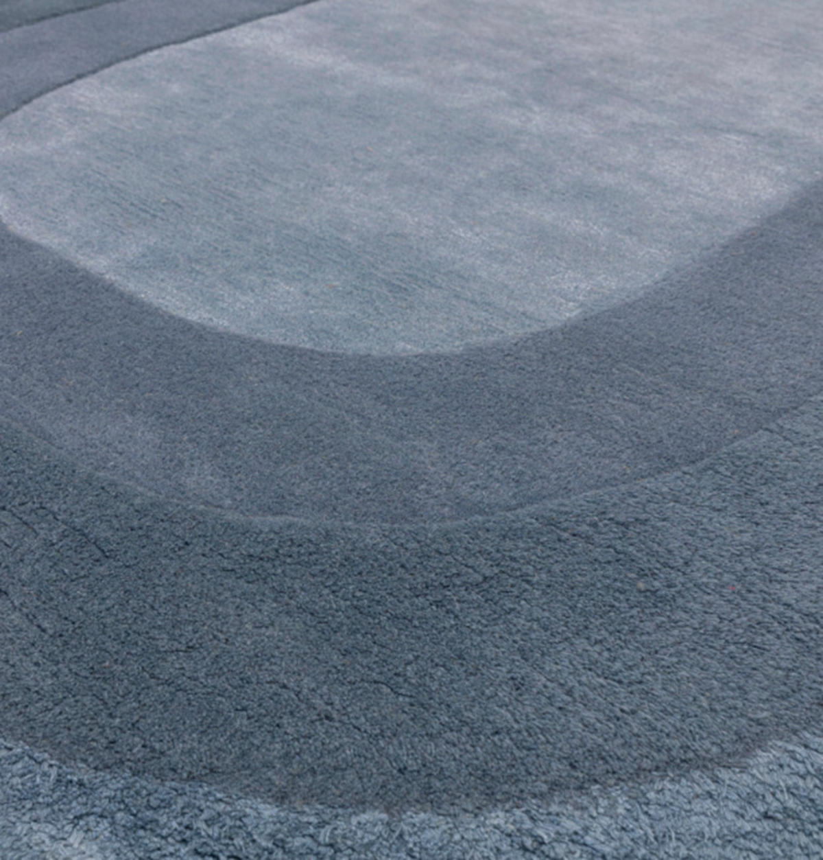 TEPPICH handgetuftet RINGO Blau 160 x 230 cm - Blau, Naturmaterialien (160/230cm) - Novatrend