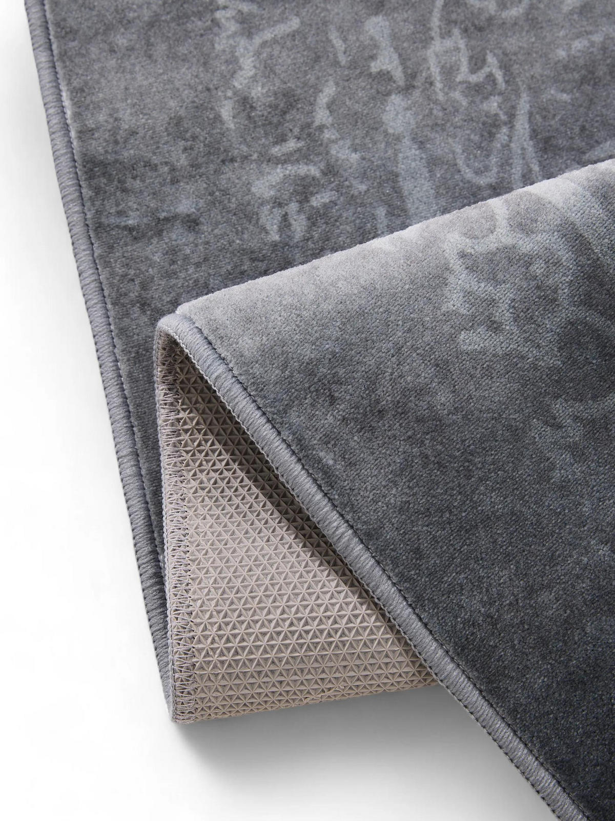 VINTAGE-TEPPICH Miray waschbar 120/170 cm - Creme/Grau, Kunststoff (120/170cm) - benuta Nest