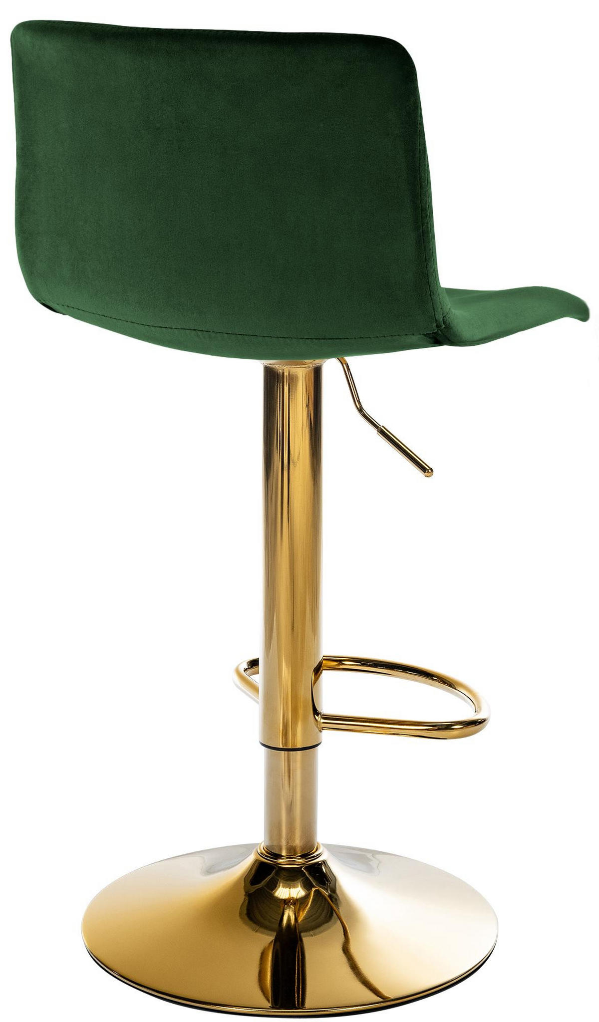 BARHOCKER Samt Grün - Grün, Textil (39/83/36cm) - CLP