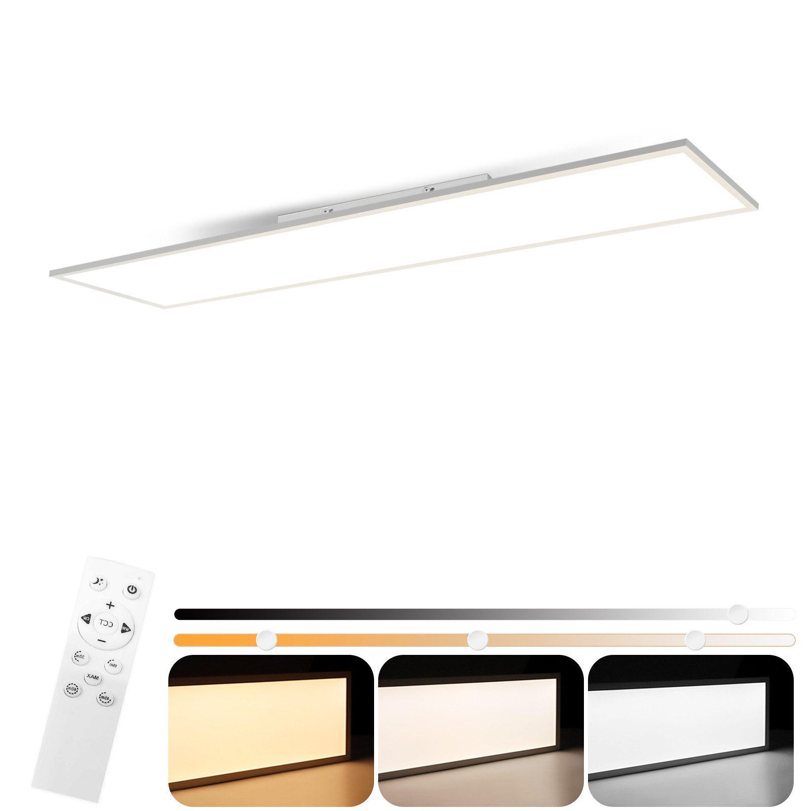 Nettlife LED stropní svítidlo Landshut 100/25/4,5 cm