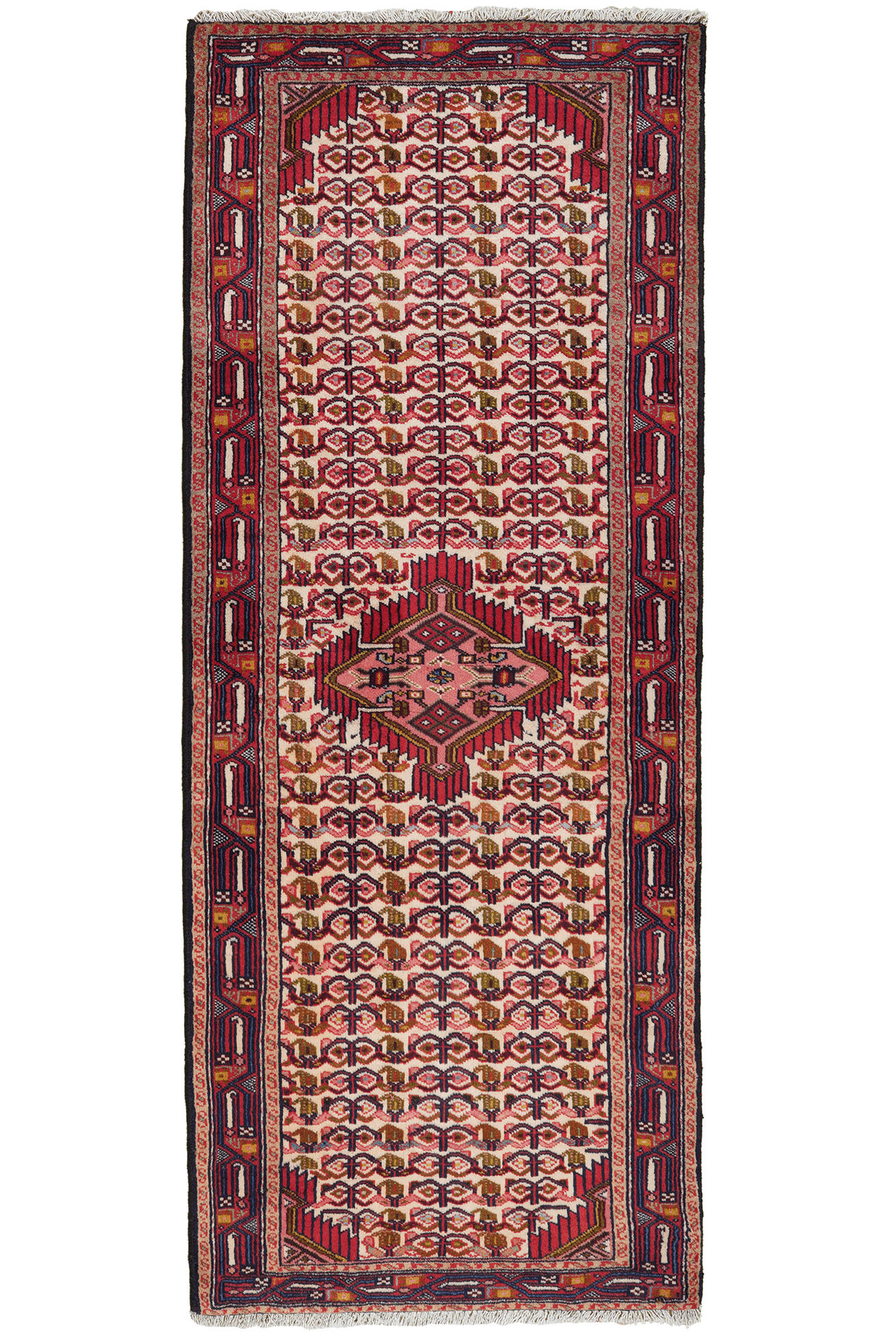 TEPPICH Assadabad Mehrfarbig 199/80 cm Schurwolle - Multicolor, Textil (80/199cm) - Looma