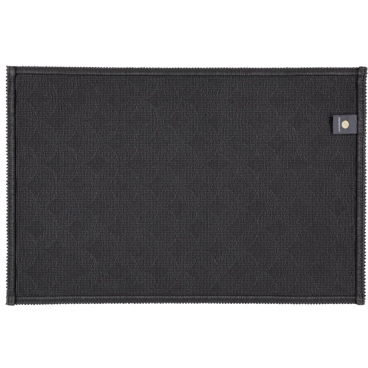 BADEMATTEN SEASIDE ZINN - 02 - Dunkelgrau, Textil (60/90cm) - Rhomtuft