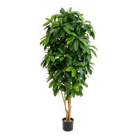 KUNSTBAUM Künstliche Schefflera - Ove 172 cm - Grün, Kunststoff (172cm) - aplanta
