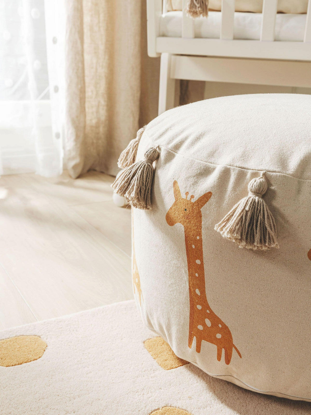 POUF Savannah Gelb 45x45x25 cm - Gelb, Textil (45/25/45cm) - Lytte