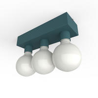 DECKENLEUCHTE - Blau, Metall (10/30/7.5cm) - Lumicom