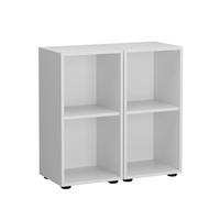 KINDERREGAL Estell Weiß 71 x 38.2 cm 2er-Set - Weiß, Holzwerkstoff (71/38.2/32.1cm) - Vicco