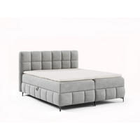 BOXBETT Cynthia 180x200 grau H3 - Grau, Textil (180/200cm) - AN-Moebel 4u