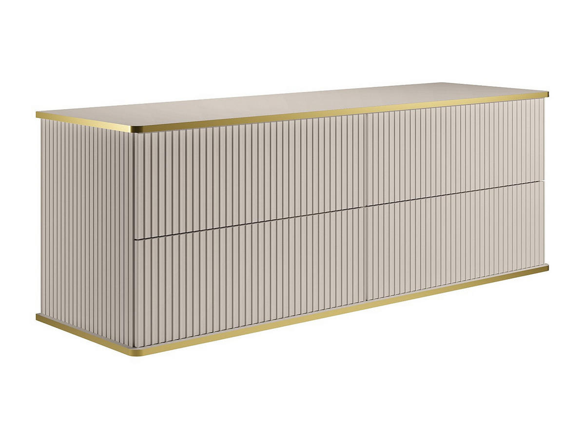WASCHBECKENUNTERSCHRANK - 150 cm x 47 cm - holz - beige Keliza - Beige, Holz (150/54/47cm) - Vente-Unique