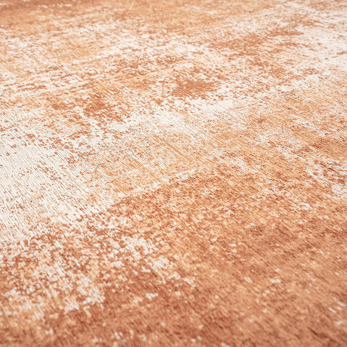 TEPPICH Mars Mad Men Virgin Land 140/140 cm - Orange, Kunststoff/Textil (140/140cm) - Louis De Poortere