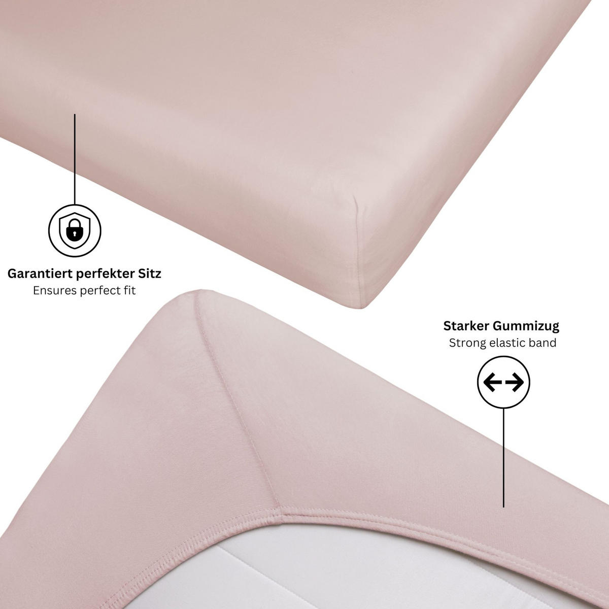 NAPÍNACIE prestieradlo FLAT - biela, textil (90/200cm) - Schöner Wohnen