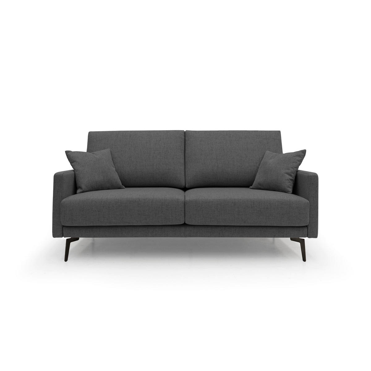 LINEARSOFA Saturno - Anthrazit, Textil (180/94/90cm) - Divani.store