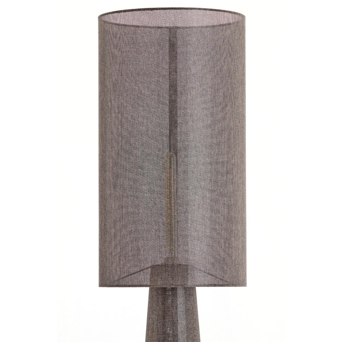 STEHLEUCHTE Micky Braun Ø38/180 cm - Braun, Textil (38/38/180cm) - Light & Living