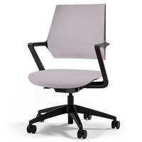 DREHSTUHL Ergonomischer Bürostuhl Asolo mit Polsterrücken / Hellgrau Ergonomischer Polsterrücken - Hellgrau, Textil (59.5/97.5/45cm) - ASSMANN