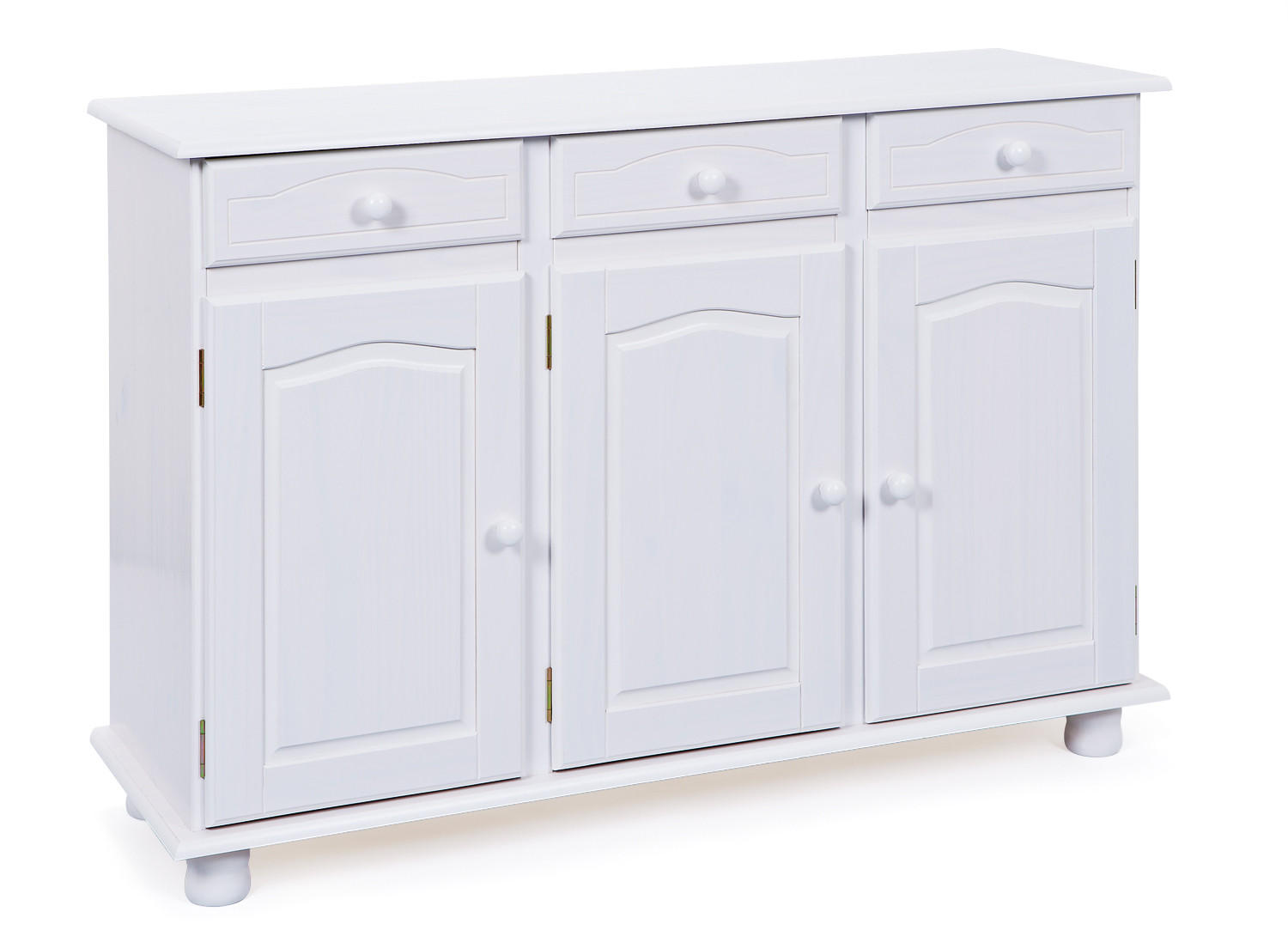 SIDEBOARD weiß - Weiß, Holzwerkstoff (130/87/43cm) - ebuy24