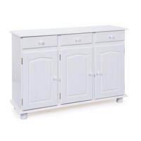 SIDEBOARD weiß - Weiß, Holzwerkstoff (130/87/43cm) - ebuy24