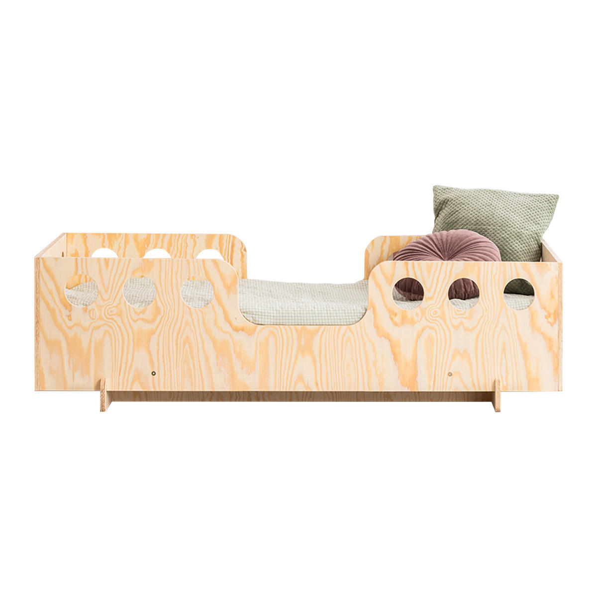 POSTEL 90/190 Anaïs Přírodní dřevo - hnědá, dřevo (90/190cm) - Petits-meubles