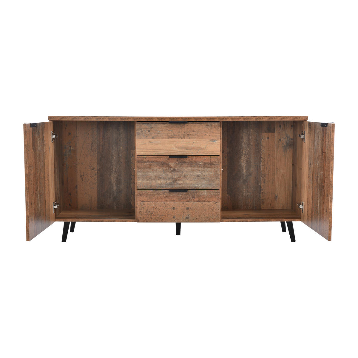SIDEBOARD Dunkelbraun 140/35/70 cm - Braun, Holzwerkstoff (140/70/35cm) - PANGIVO