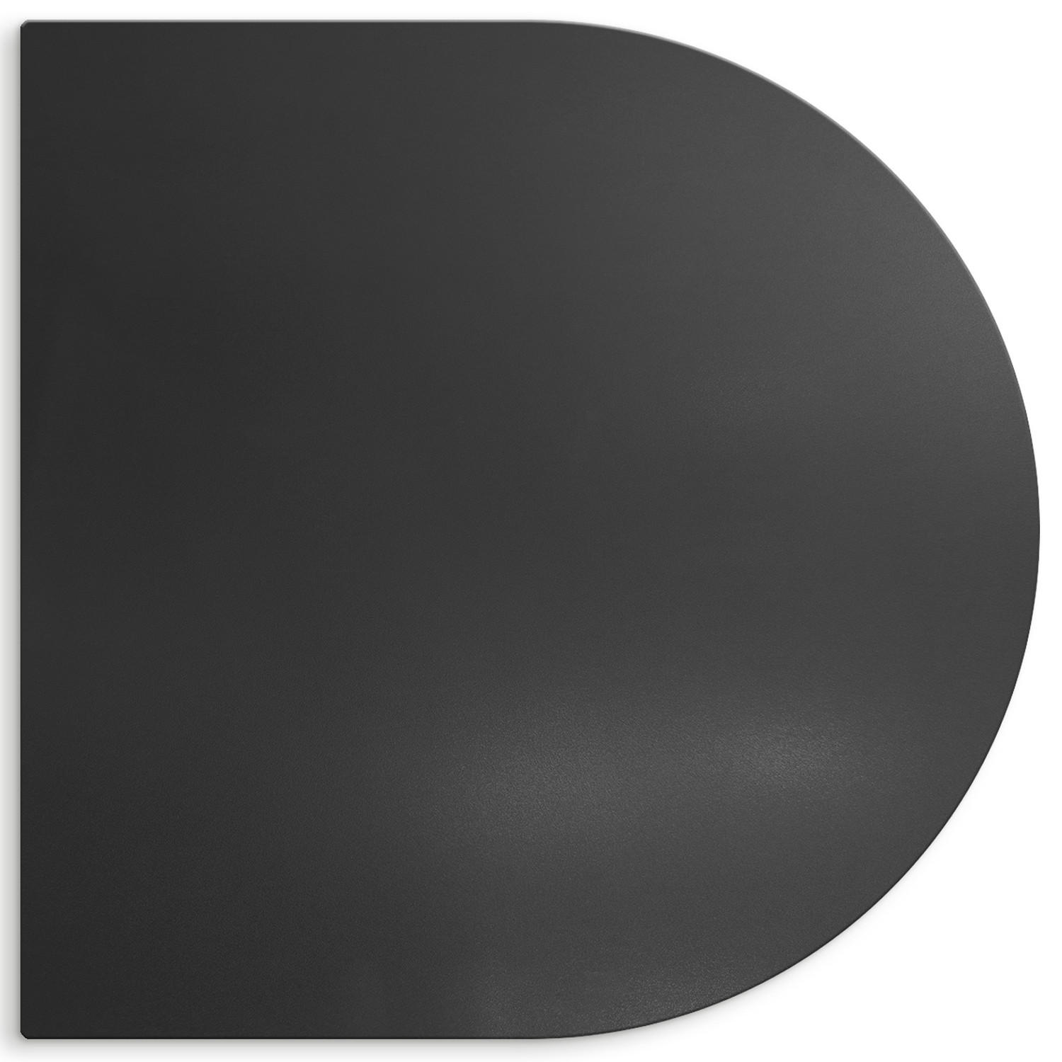 FUNKENSCHUTZPLATTE Grillunterlage Metall Schwarz 100x100 cm - Schwarz, Metall (100/100/0.1cm) - ArtPrintCave