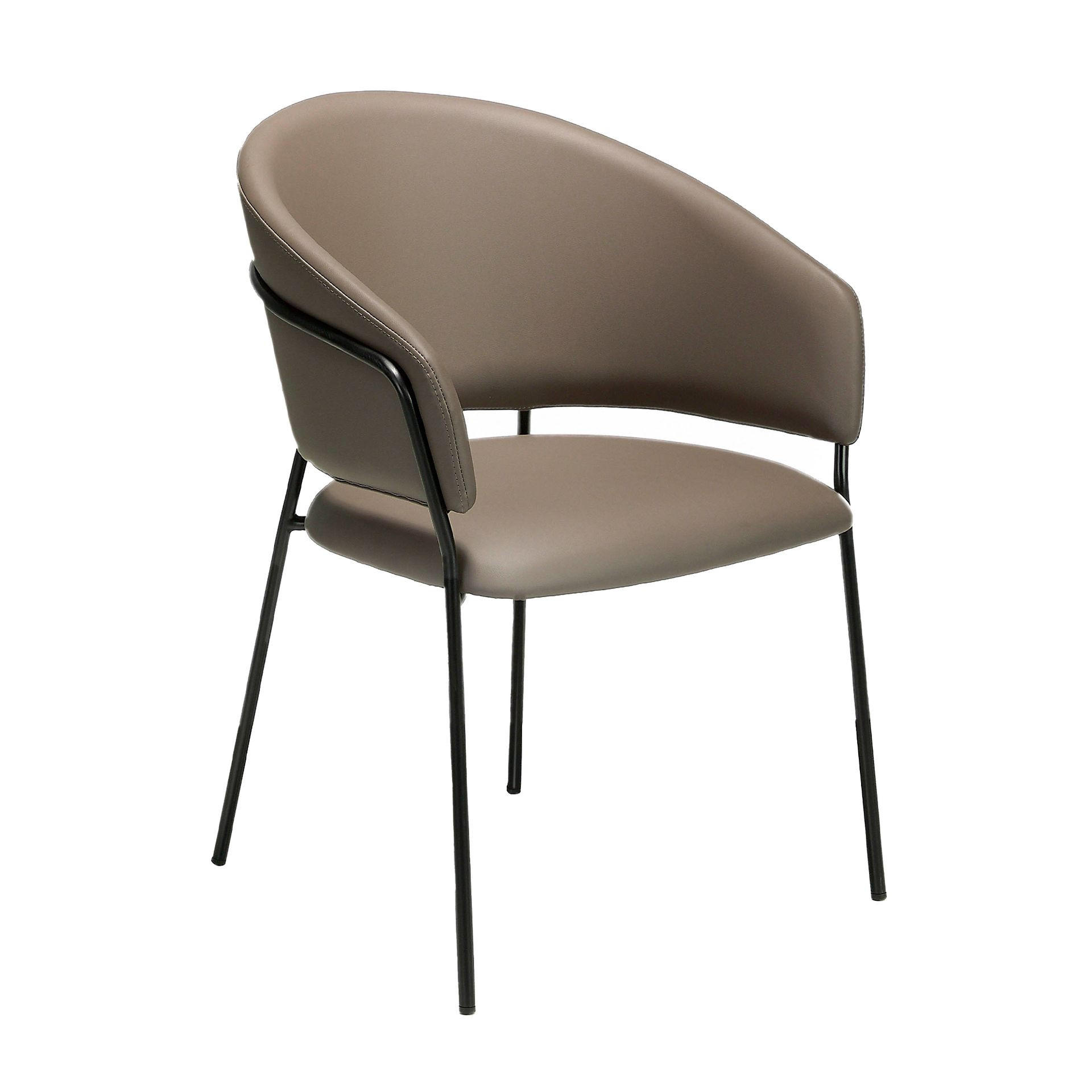 Angel Cerda Stuhl Taupe 57x81x61 cm