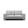SOFA MEDIOLANE 2,5-Sitzer, hellgrau - Hellgrau, Holzwerkstoff/Textil (203/87/96cm) - Courtois Laville