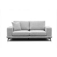 SOFA MEDIOLANE 2,5-Sitzer, hellgrau - Hellgrau, Holzwerkstoff/Textil (203/87/96cm) - Courtois Laville