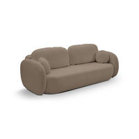 SOFA Olena - Braun (Sicuro 45) - Hellbraun, Holzwerkstoff (238/86.5/101cm) - Möblo
