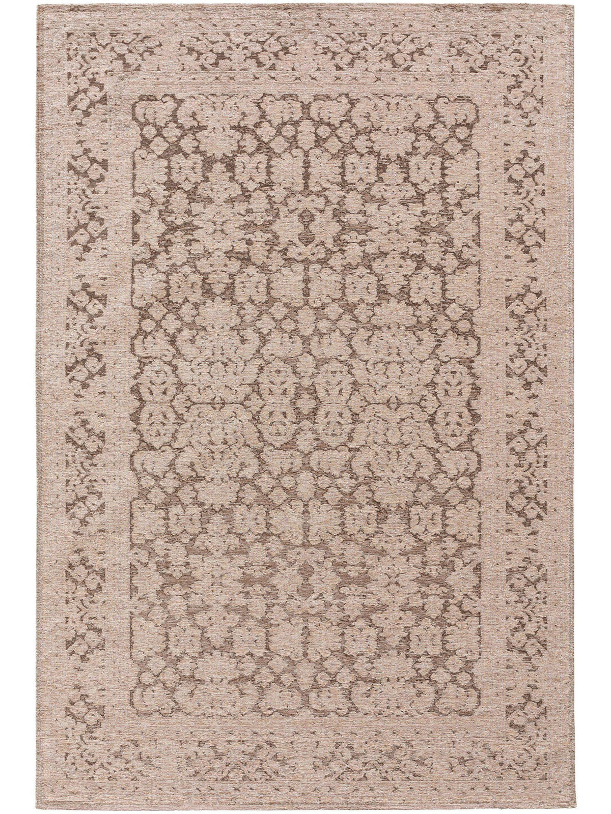FLACHGEWEBETEPPICH Tosca Grau 195x285 cm - Grau, Textil (195/285cm) - benuta Pop