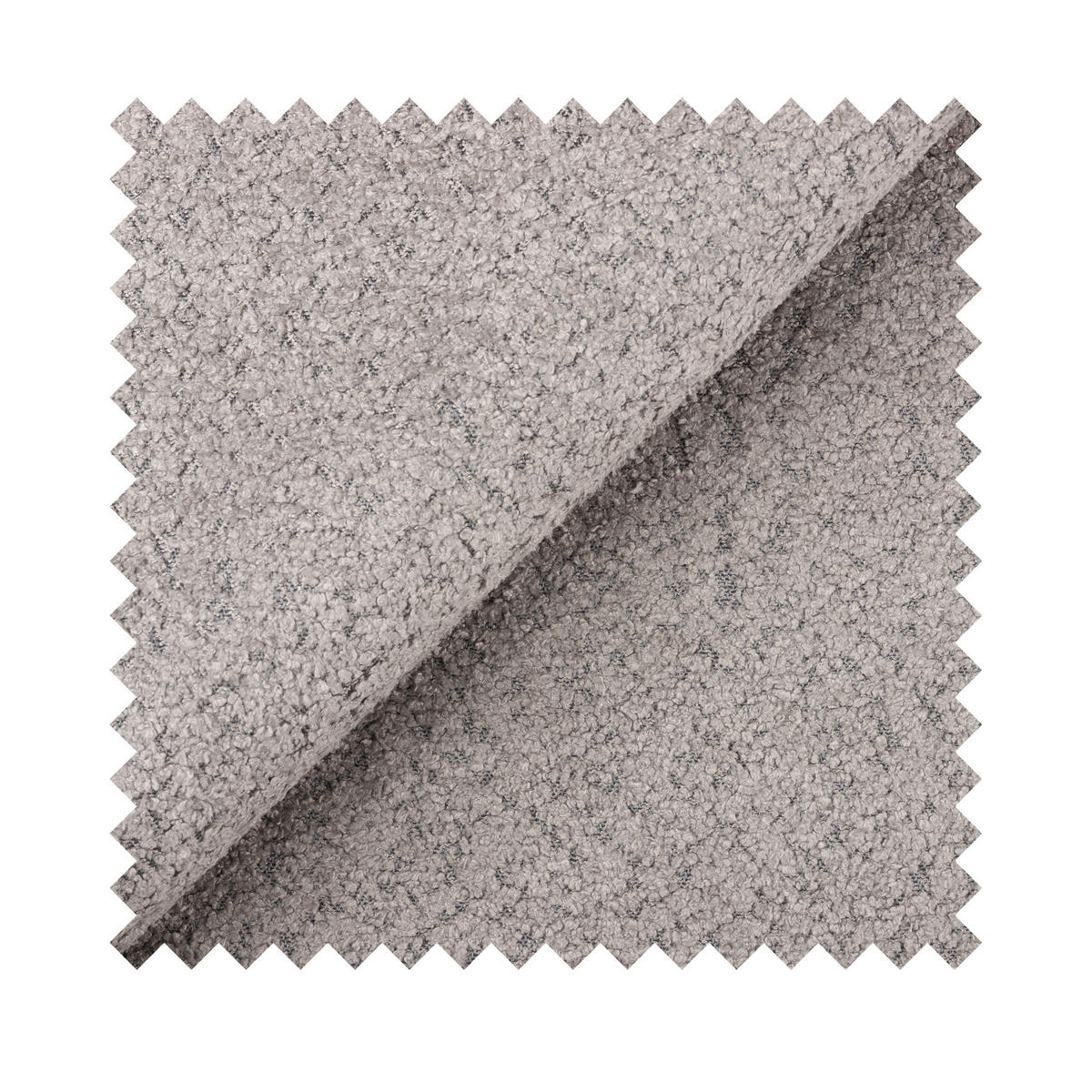 BOXBETT Cloudy II mit Bettkästen und Topper Bouclé Grau, 160x200 cm - Schwarz/Grau, Kunststoff/Textil (160/200cm) - Selsey
