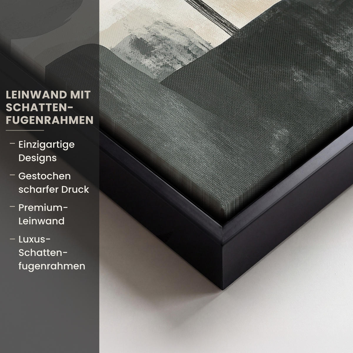 LEINWAND Bilder mit Rahmen - Wabi sabi - Beige - Pflanze - 30x40 - Sandfarben, Textil (30/40cm) - MuchoWow