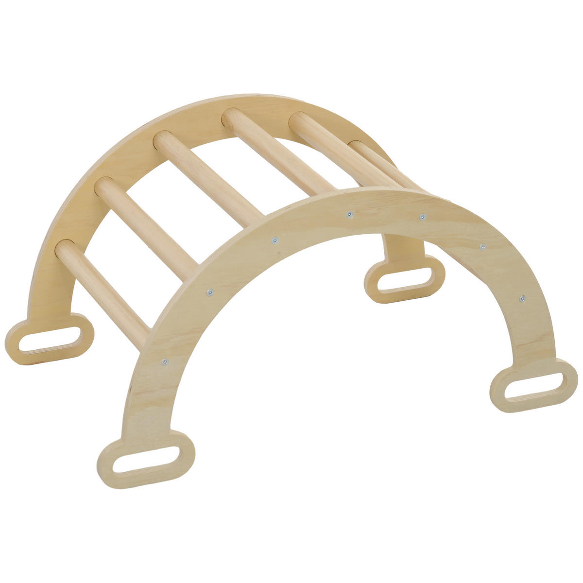 KLETTERBOGEN DE-18386 2-in-1 als Schaukelstuhl mit Griffen Naturholz - Naturfarben, Holzwerkstoff (42/68cm) - ComfortXL